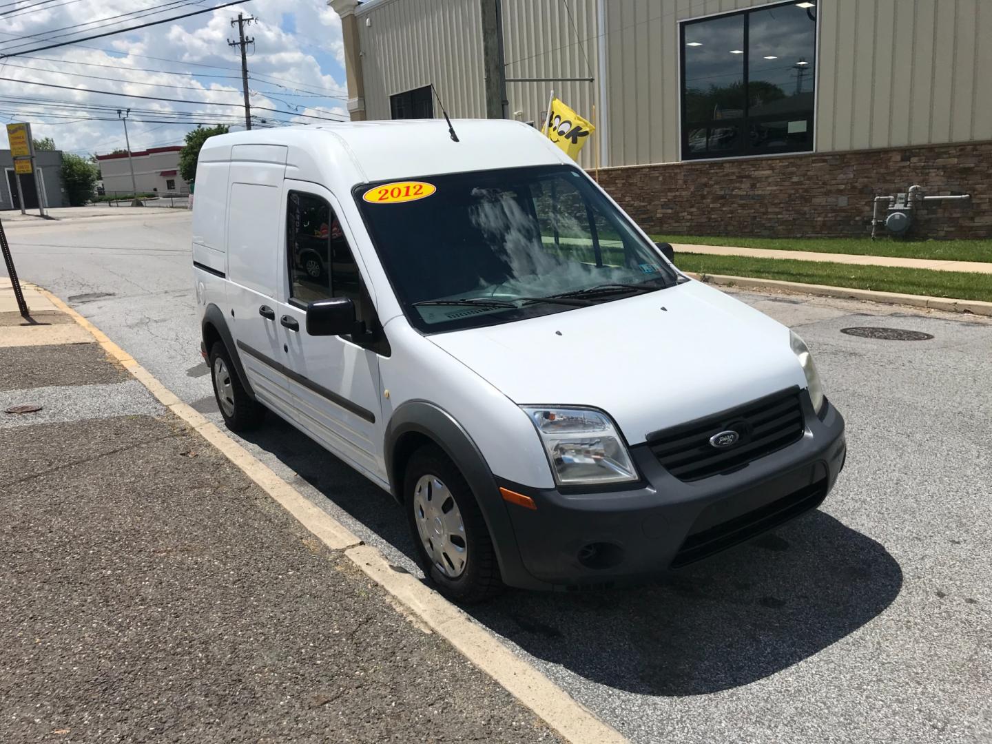 2012 White /Gray Ford Transit Connect XL (NM0LS7AN3CT) with an 2.0 V4 engine, Automatic transmission, located at 577 Chester Pike, Prospect Park, PA, 19076, (610) 237-1015, 39.886154, -75.302338 - Photo#3